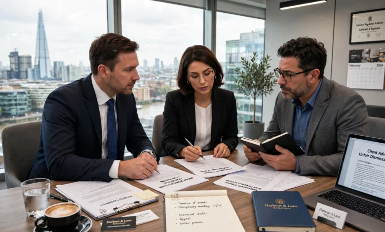 Unfair Dismissal Solicitors London