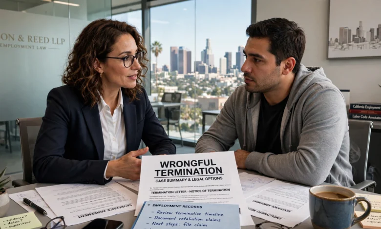 Wrongful termination lawyers Los Angeles